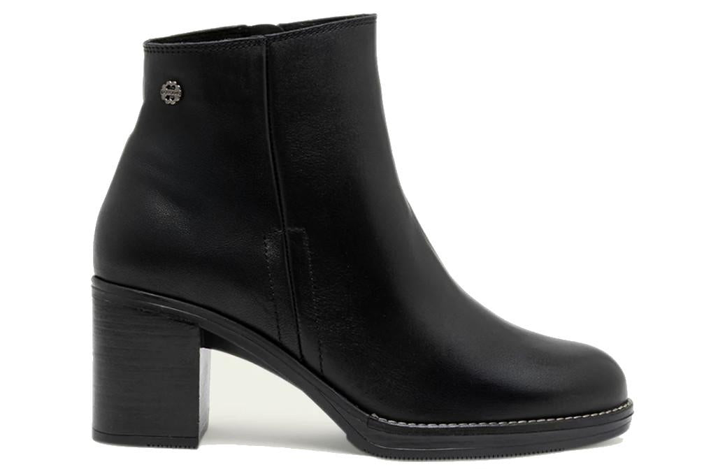 Botines con tacón Porronet Raina 4780-001 en negro