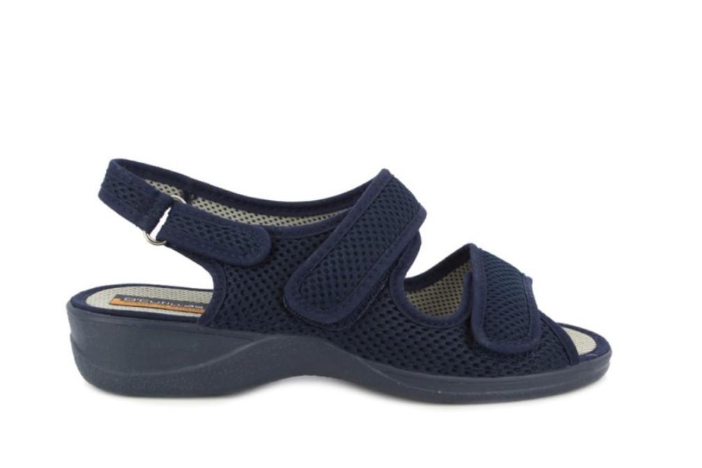 Sandalias Doctor Cutillas 21739 Rejilla Marino Mujer | Cómodas, Transpirables y Ajustables