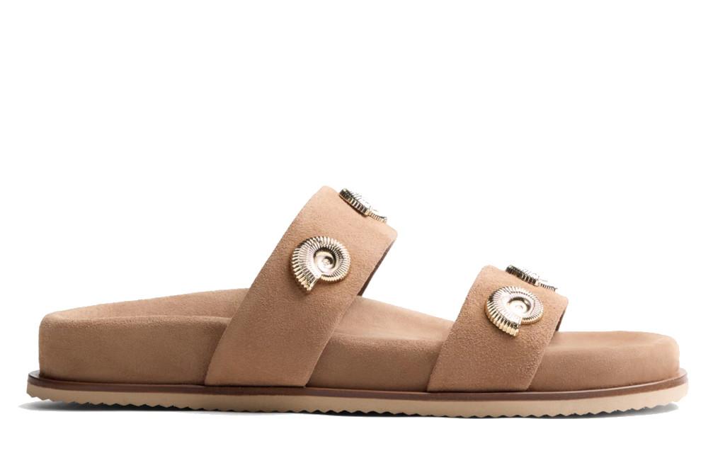 Sandalias Bio Gioseppo Neshkoro 79035 en cuero de Piel con Abalorios para Mujer