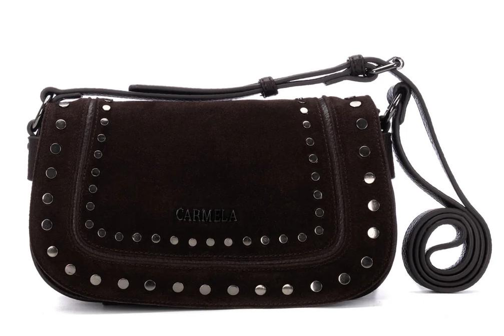 Bolso Bandolera Carmela 186236 en marrón para mujer de Serraje Estilo Boho