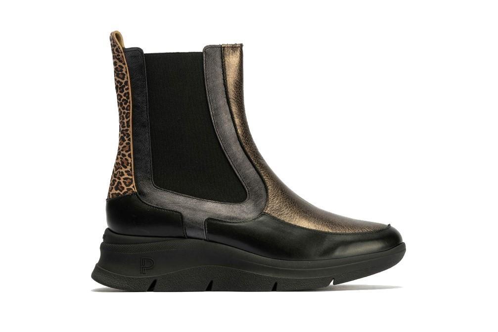 Botines Chelsey Pitillos 10755 de color negro
