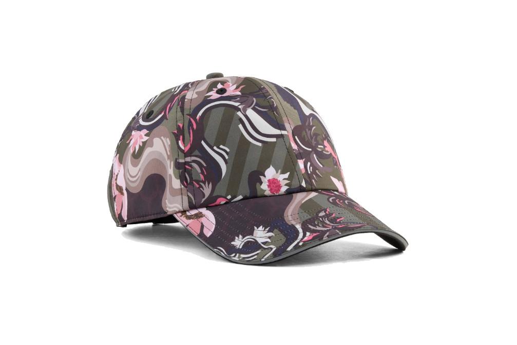 Gorra Puma Training Concept 027001 verde con estampado unisex