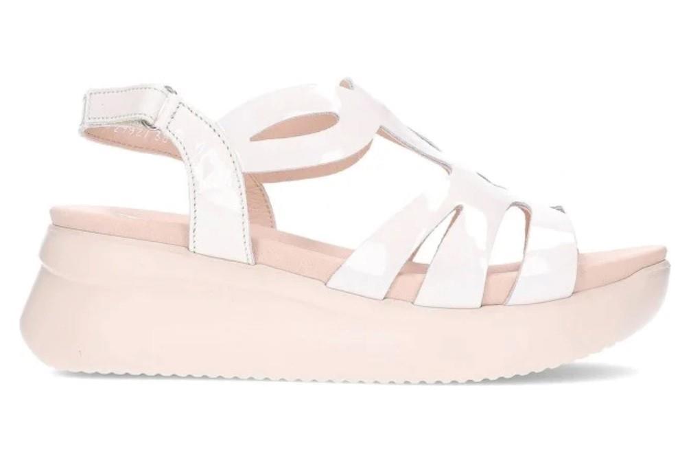 Sandalias con cuña Callaghan 29927 LLANA en blanco para mujer