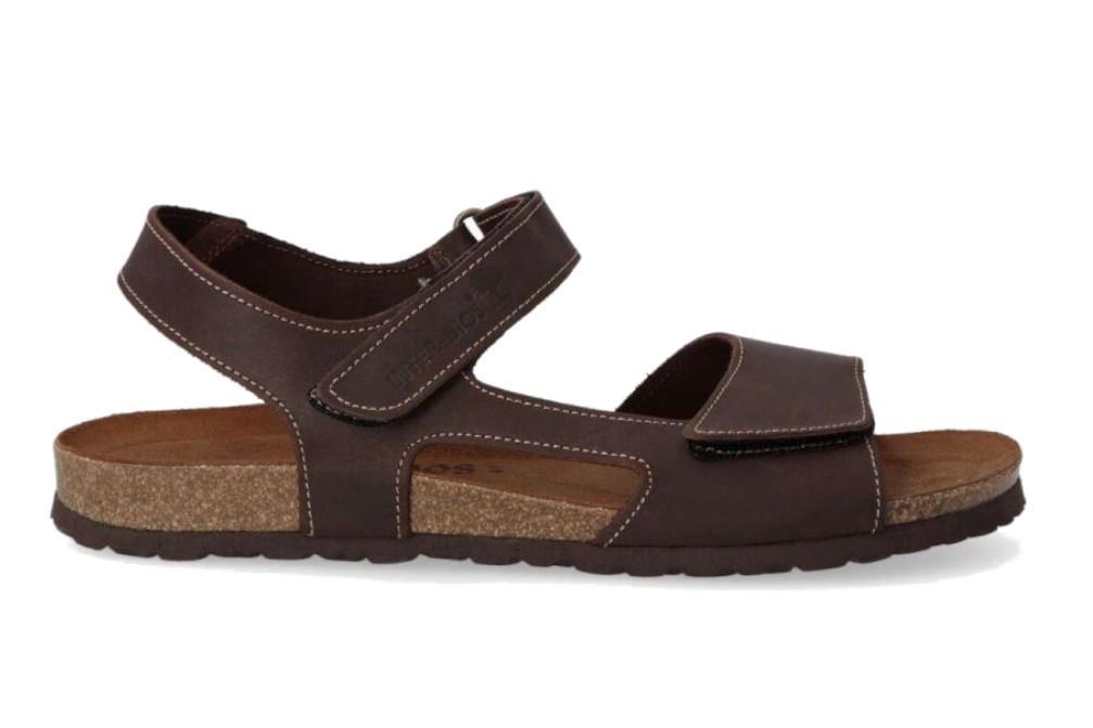 Sandalias Cómodas Inter Bios 9536 en moka para hombre