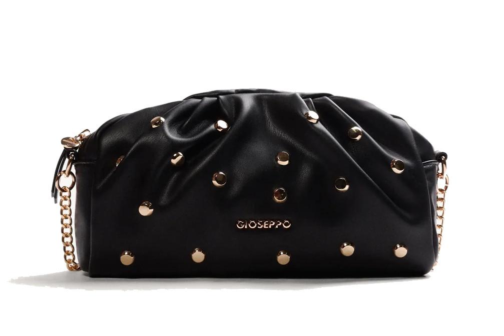 Bolso Bandolera Gioseppo 80647 en negro con tachas para mujer