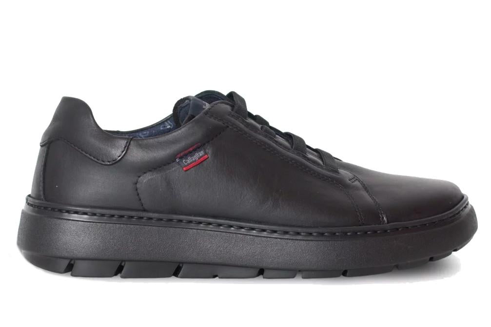 Zapatos deportivos de piel Callaghan 60603 Adaptable negro para hombre