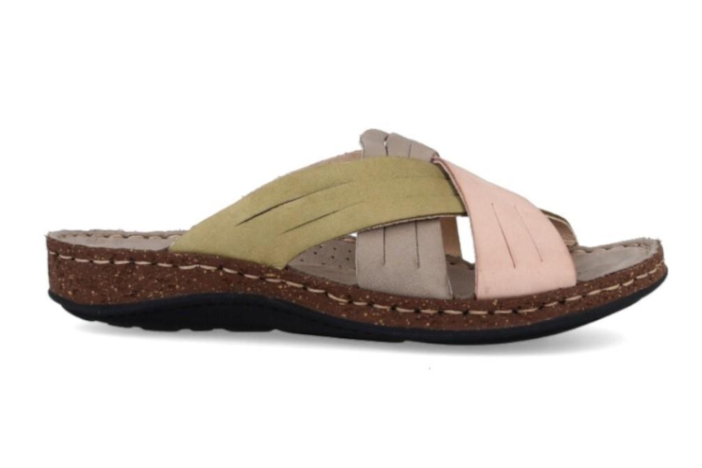Sandalias bio Walk & Fly Knokke 3861 45330 A5 en beige para mujer