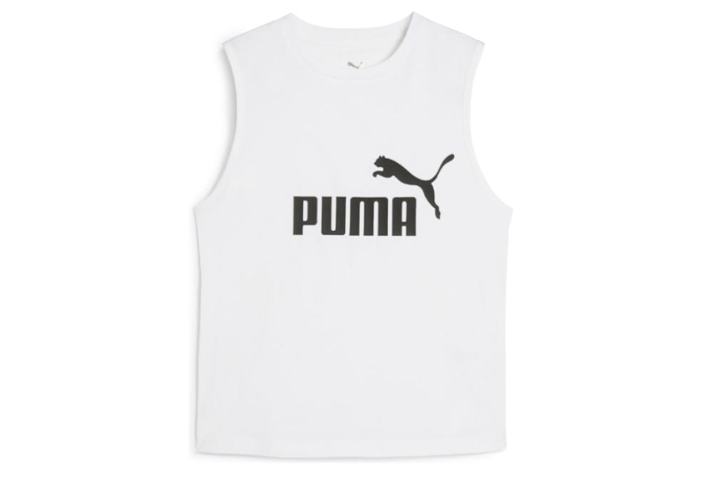 Camiseta de Tirantes Puma ESS No. 1 Logo Slim para Mujer Blanca 684968-02