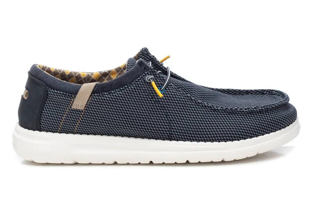Zapato Náutico de lona para hombre XTI 143576 en azul marino