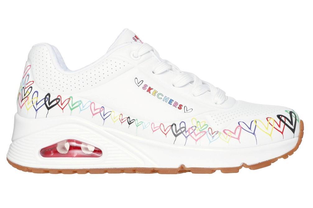 Zapatillas Skechers 177917 JGoldcrown: Uno - Love All Around en blanco