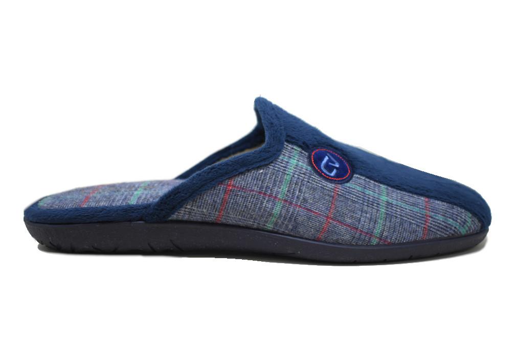 Zapatillas de casa Cabrera 9671 BRITISH en azul marino