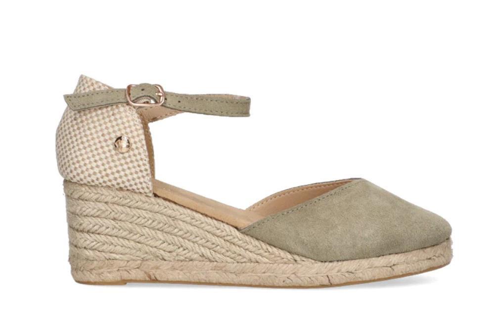 Alpargatas Etika Serrantes 20011 en kaki para mujer