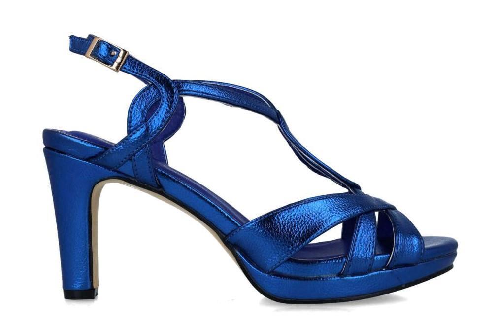 Sandalias de tacón Menbur ABUNDANTIA 24264 en azul marino para mujer