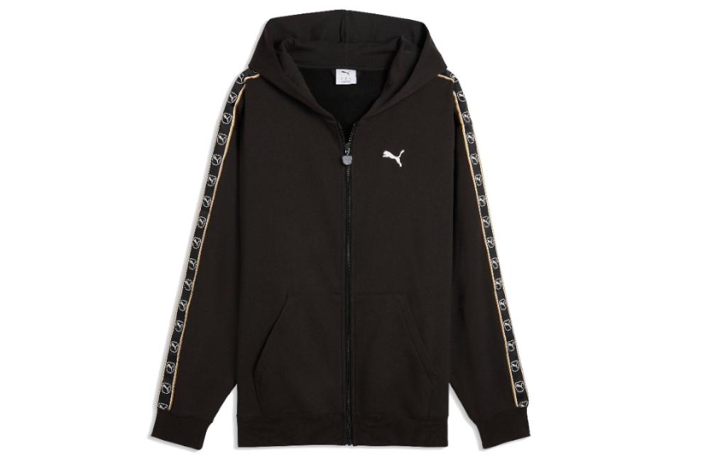 Sudadera con capucha Puma ESS Elevated Tape con cremallera hombre negra 694343-01