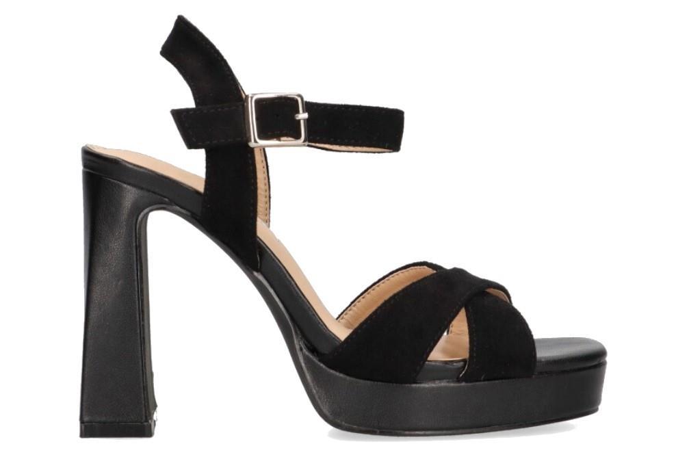Sandalias de fiesta de tacón alto Etika 90013 en negro