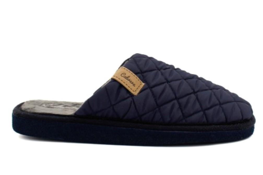 Zapatillas de casa Cabrera 2898 en azul para hombre