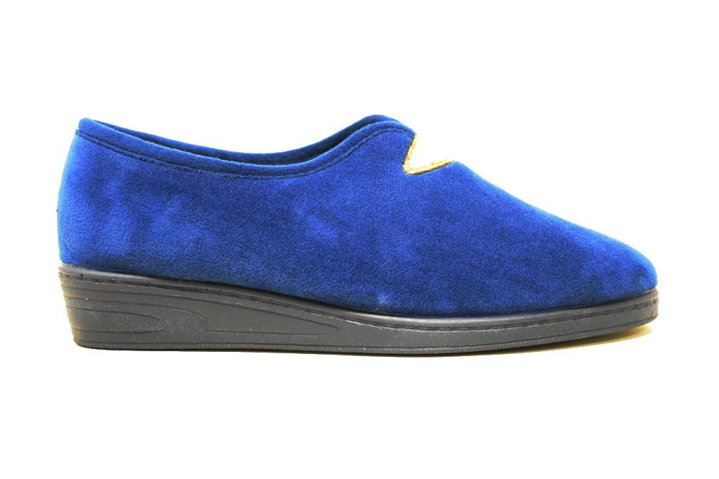 Zapatillas de casa cerradas Calusa 875 en azul
