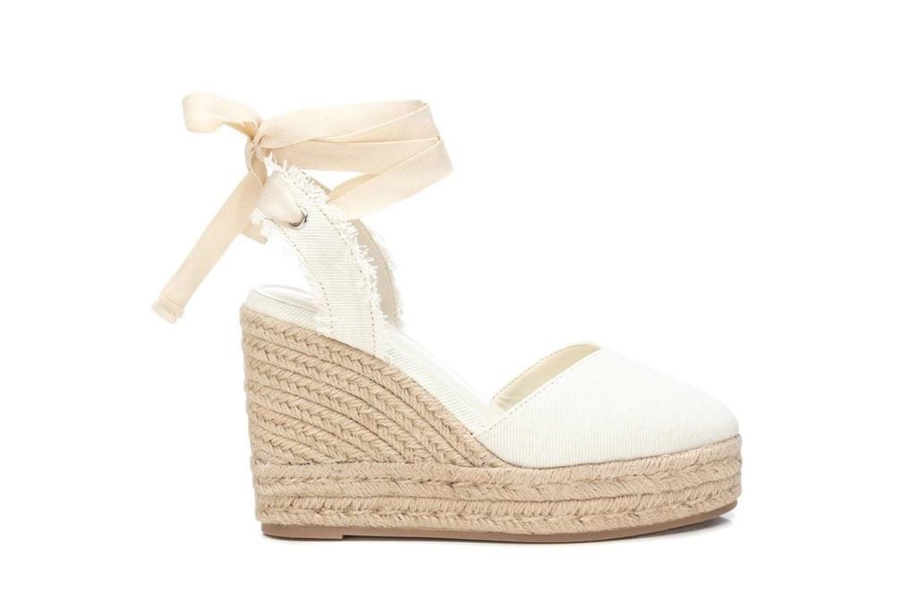 Alpargatas con cuña XTI 142760 en hielo para mujer