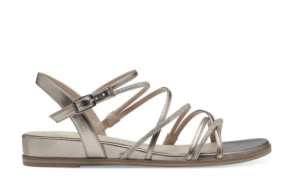 Sandalias Tamaris 1-28103-42 en oro para mujer
