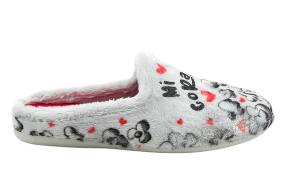 Zapatillas de casa Cabrera 3181 en gris para mujer