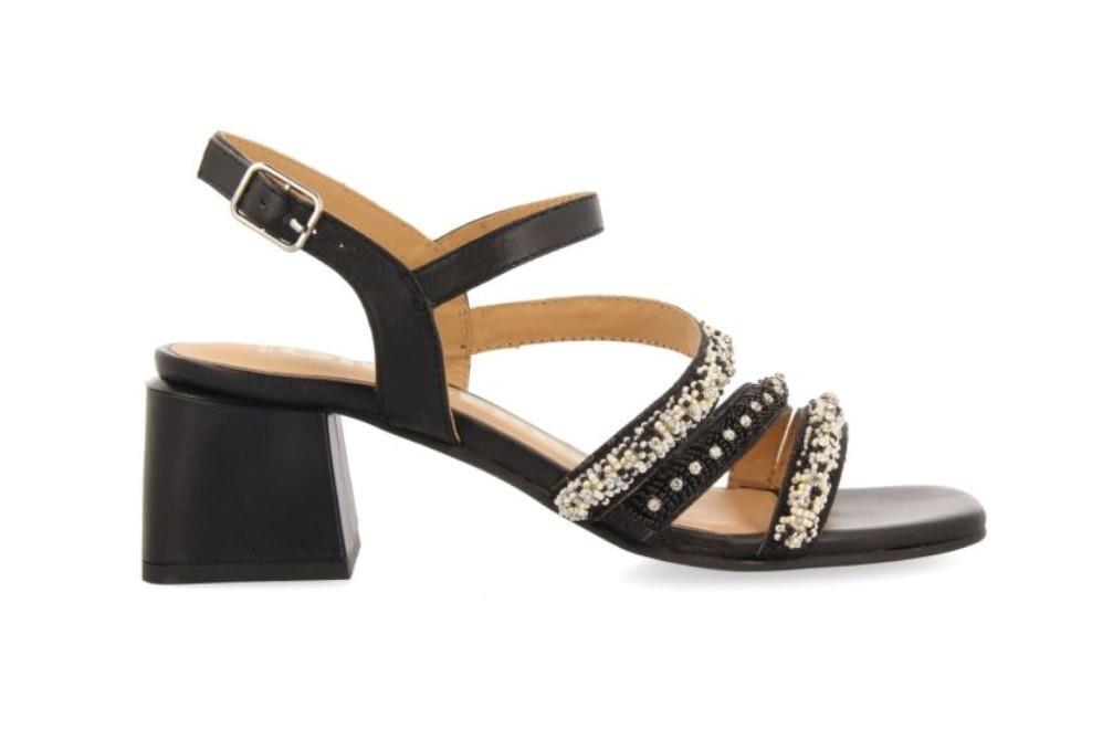 Sandalias de tacón Gioseppo BALAO 72131 en negro para mujer