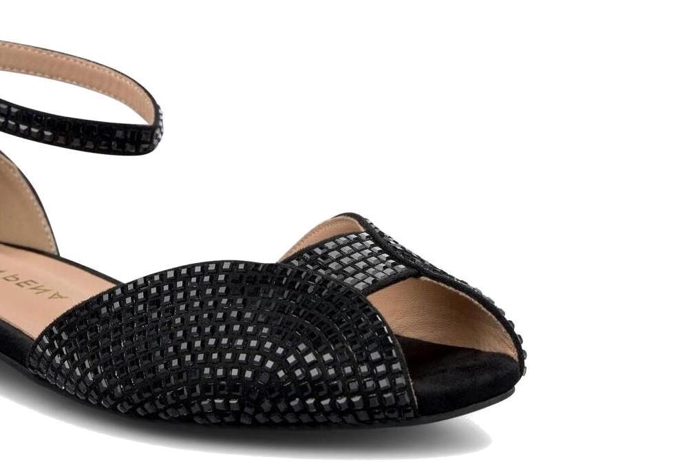 Bailarinas abiertas Alma en pena V2550401 en negro para mujer-Zapatos de fiesta