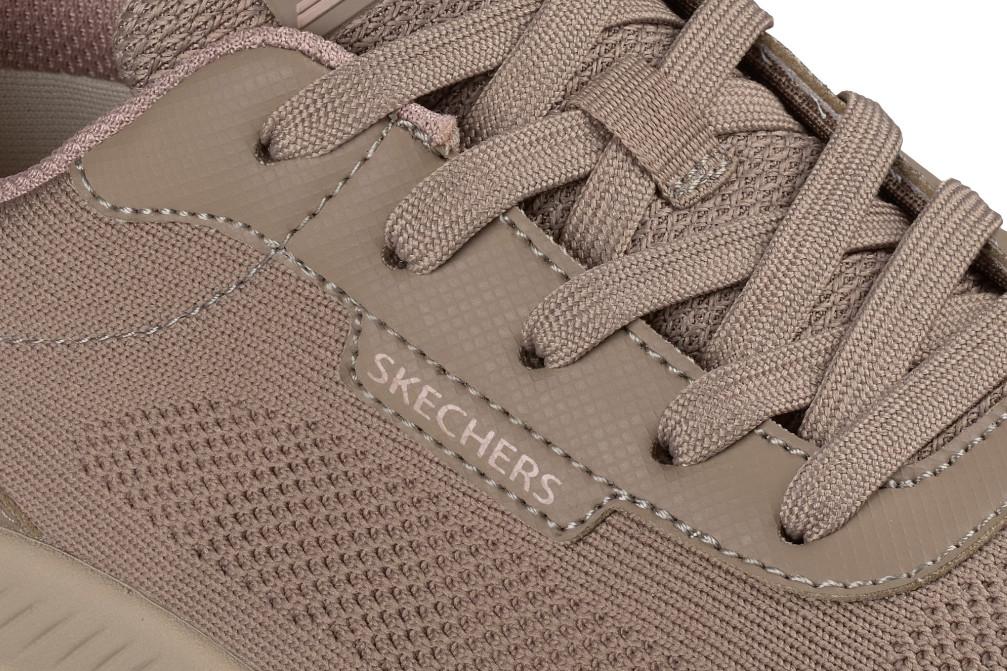 Zapatillas deportivas impermeables Skechers BOBS Squad 4 117744 taupe para mujer