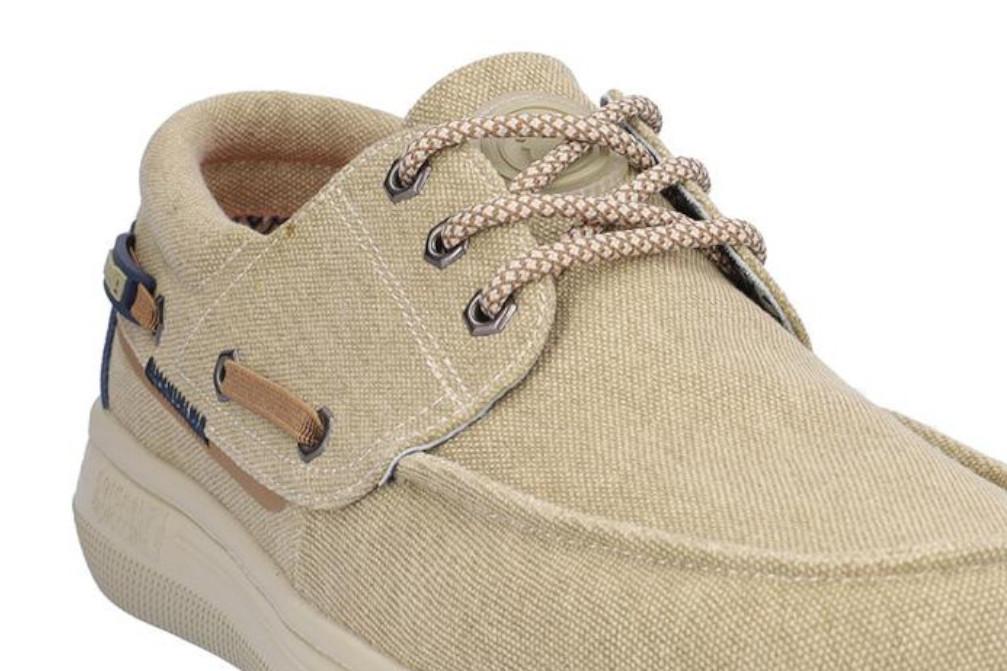 Zapatos Náuticos de lona Coronel Tapiocca T869-4 en beige para hombre