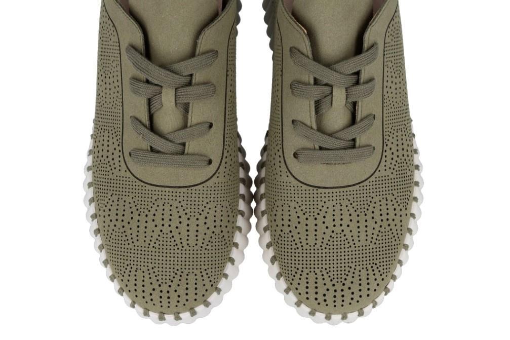 Zapatillas deportivas Walk & Fly AH-9837 A5 en caqui