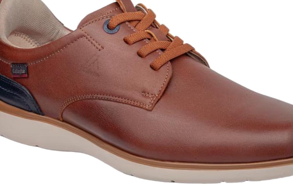Zapatos con Cordones Callaghan Easy Sun 65000 Marrón para Hombre de Piel