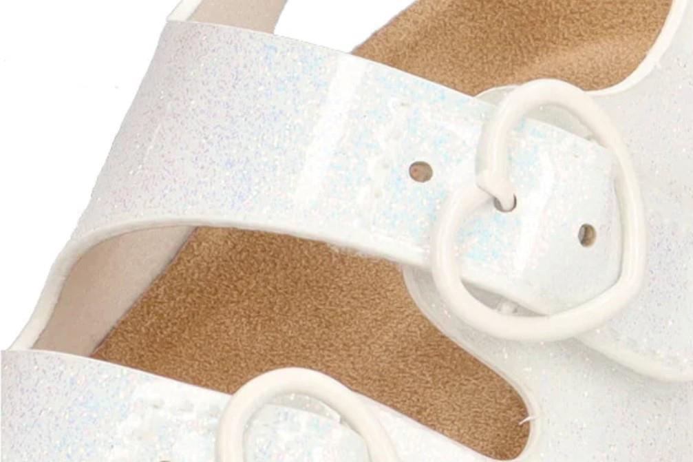 Sandalias planas Etika SAMOQUEIRA para niñas en blanco