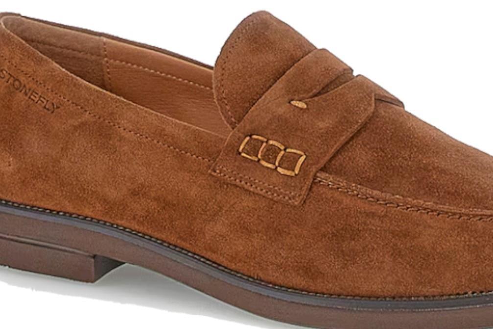 Mocasines Stonefly 220797 CALVIN 9 VELOUR en marrón para hombre