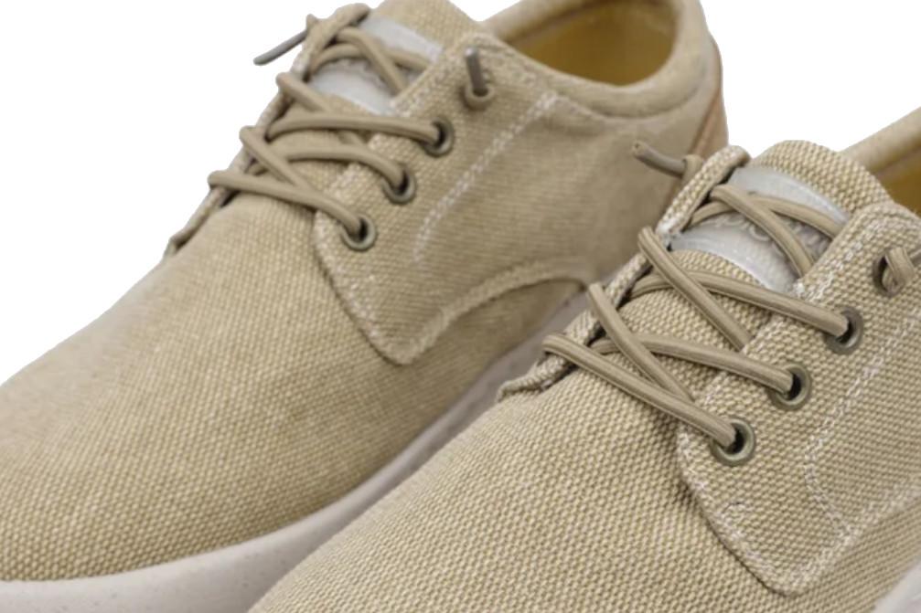 Zapatos con cordones de lona Coronel Tapiocca T856 en color beige– Zapato Casual Elegante, Ligero y Cómodo