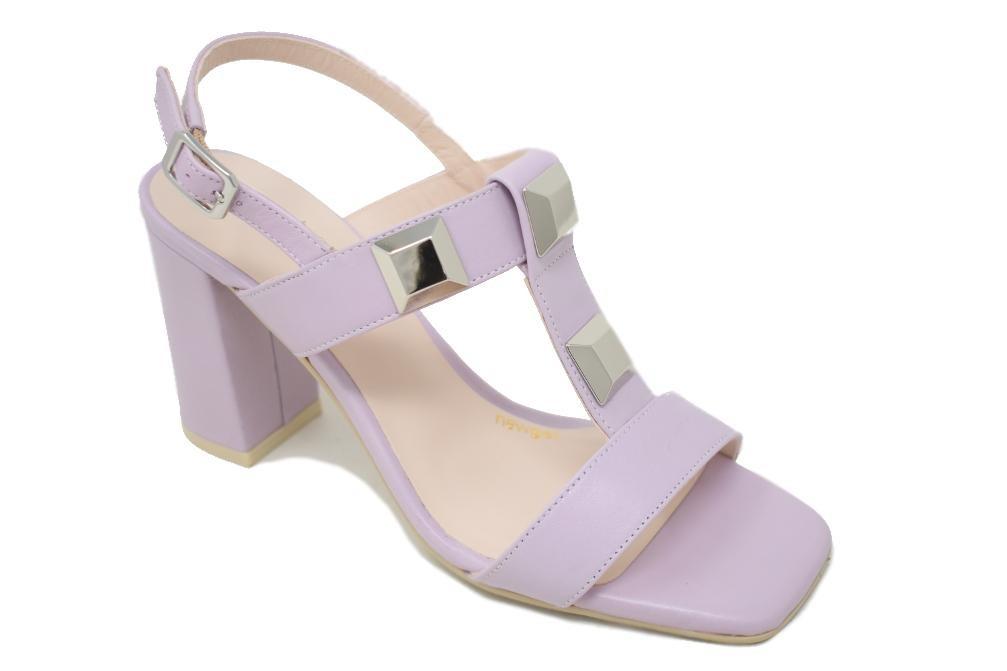 Sandalias de fiesta con tacón alto LODI GALGO en color malva