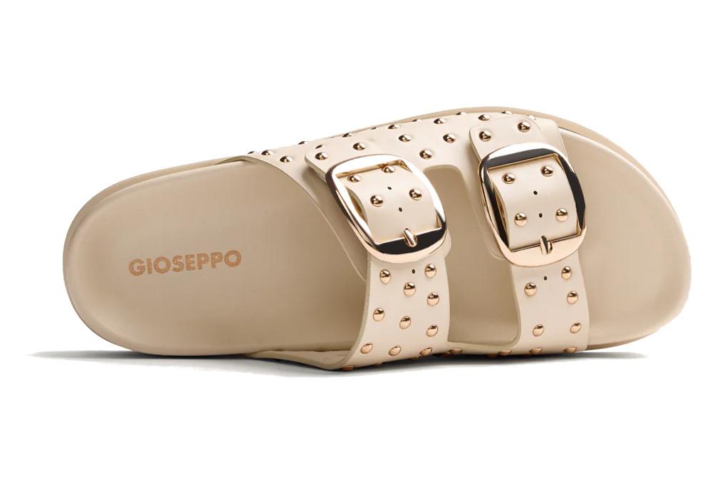 Sandalias planas Bio Gioseppo SHOREHAM 78376 en beige para Mujer con Plataforma y Hebillas