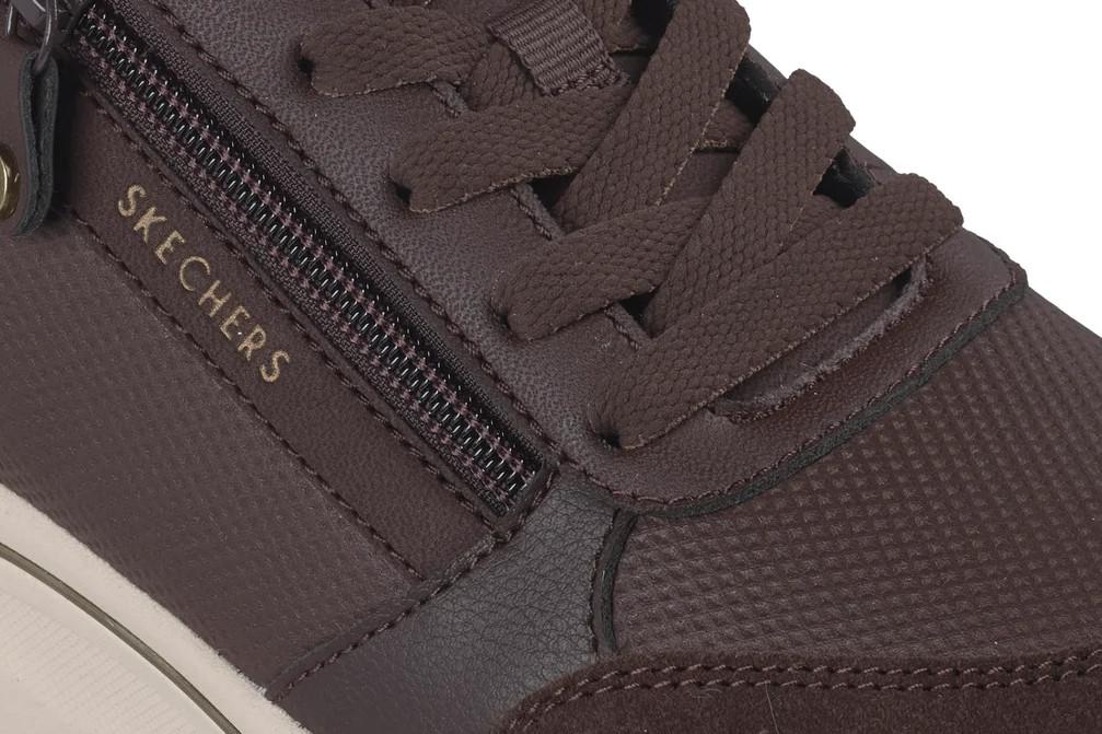 Zapatillas deportivas con cuña Skechers Billion Flex Luxe Up 190370 marrones para mujer