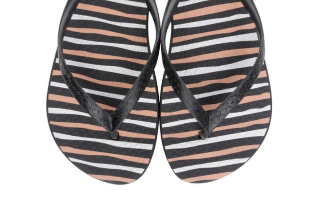 Chanclas de dedo Ipanema Classica Happy XII Fem en negro para mujer
