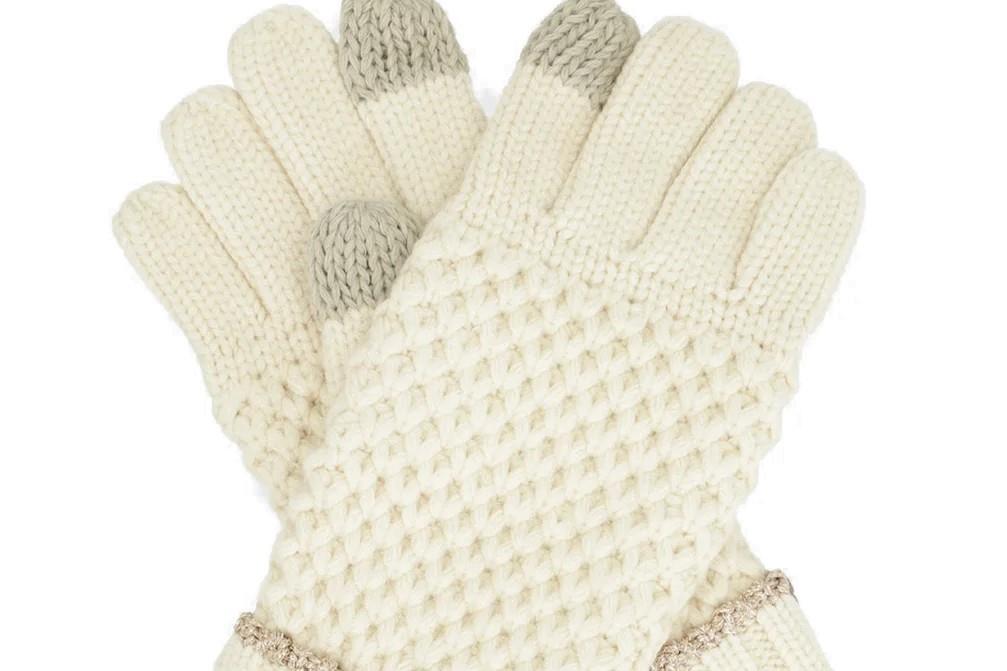 Guantes de punto Anekke 41472-013 en color beige