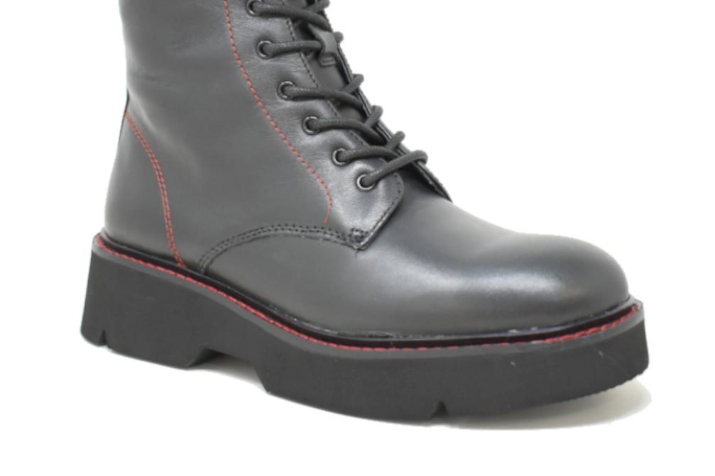 Botines con cordones Stonefly TESSA 6 en negro para mujer- Botines militares