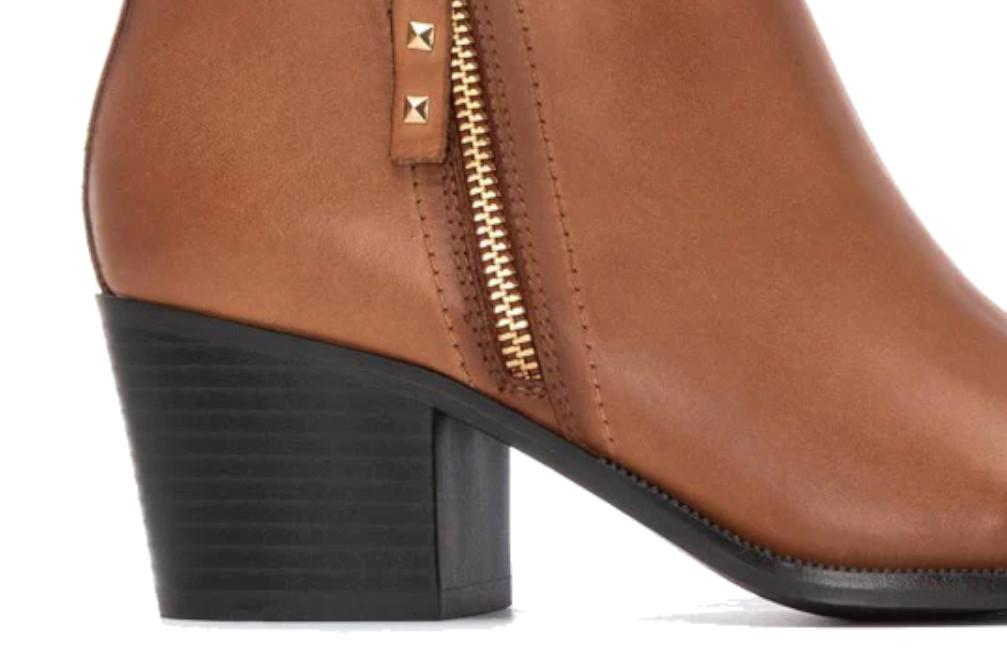 Botines de tacón Carmela 162585 en camel