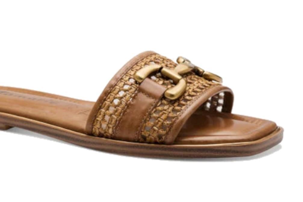 Sandalias planas de pala Tamaris 1-27100-42-305 en cuero