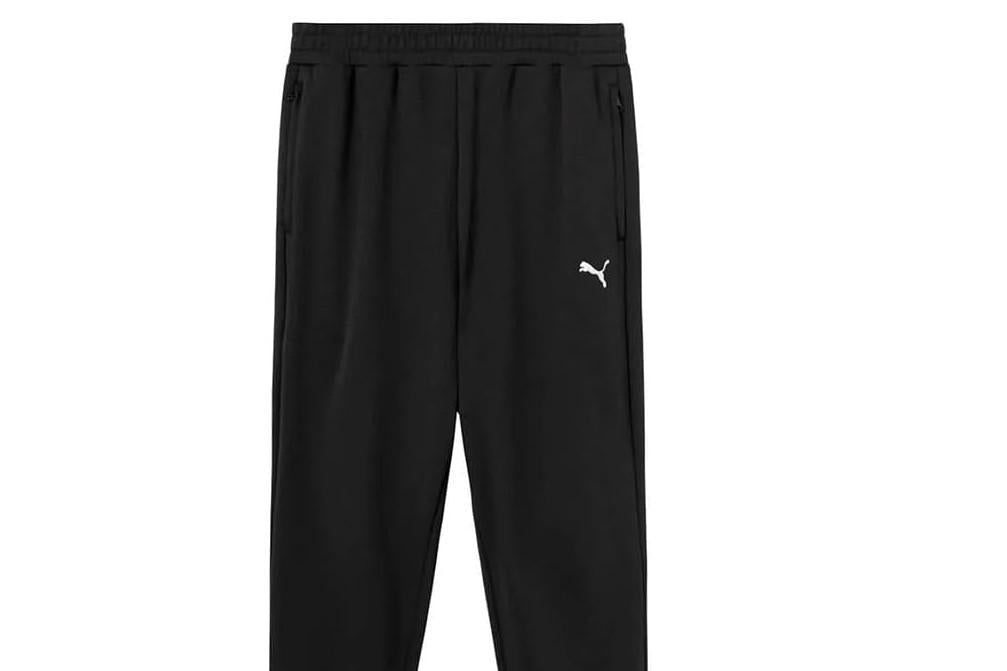 Puma Pantalones de Chándal Mujer Essentials Logo Nº1 Pequeño 692940-01 Negro Jogger Deportivo Algodón