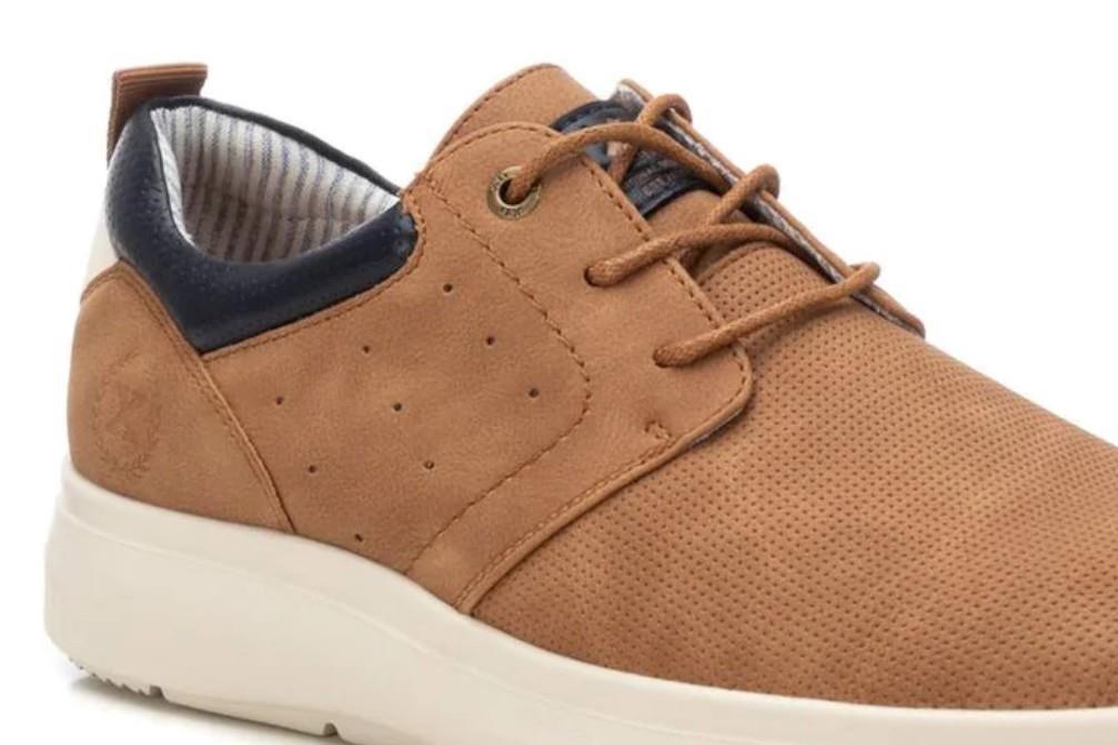 Zapatos con cordones XTI 143760 en camel para hombre