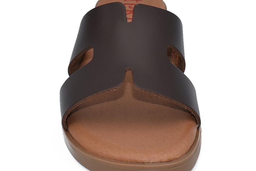 Sandalias de Pala Tekila 141 Metalizada color marrón Mujer | Piel, Plantilla Gel y Máximo Confort