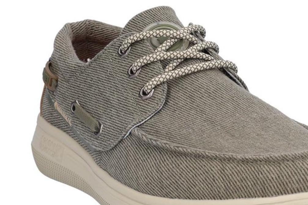 Zapatos Náuticos de lona Coronel Tapiocca T869-4 en kaki para hombre