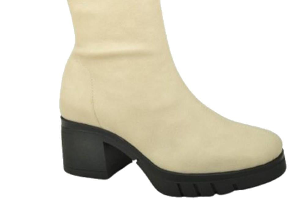 Botines Paula Urban Ada 04 en blanco para mujer