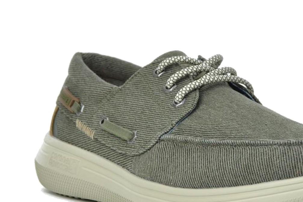 Zapatos náuticos Coronel Tapiocca T206-5 en kaki para hombre