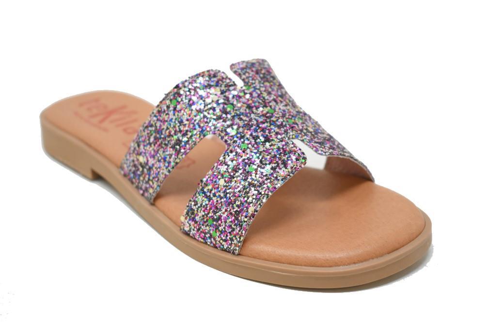Sandalias planas Tekila 141 para mujer en multicolor