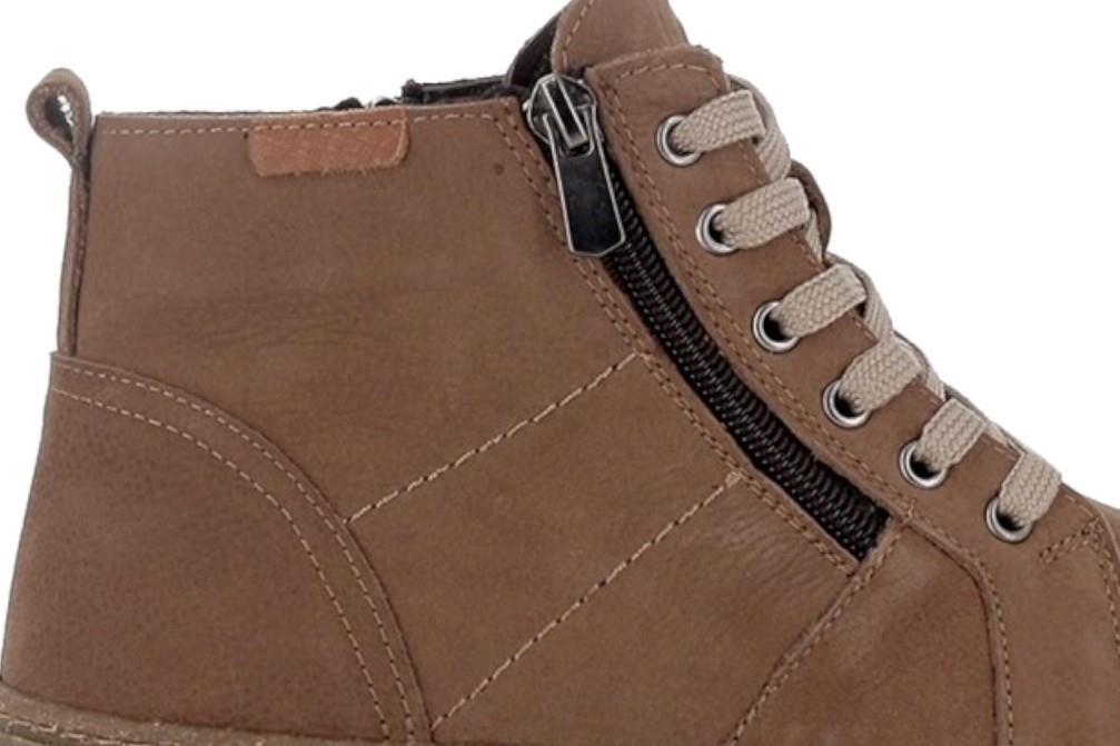 Botines deportivos Erase 4024 en cuero para mujer