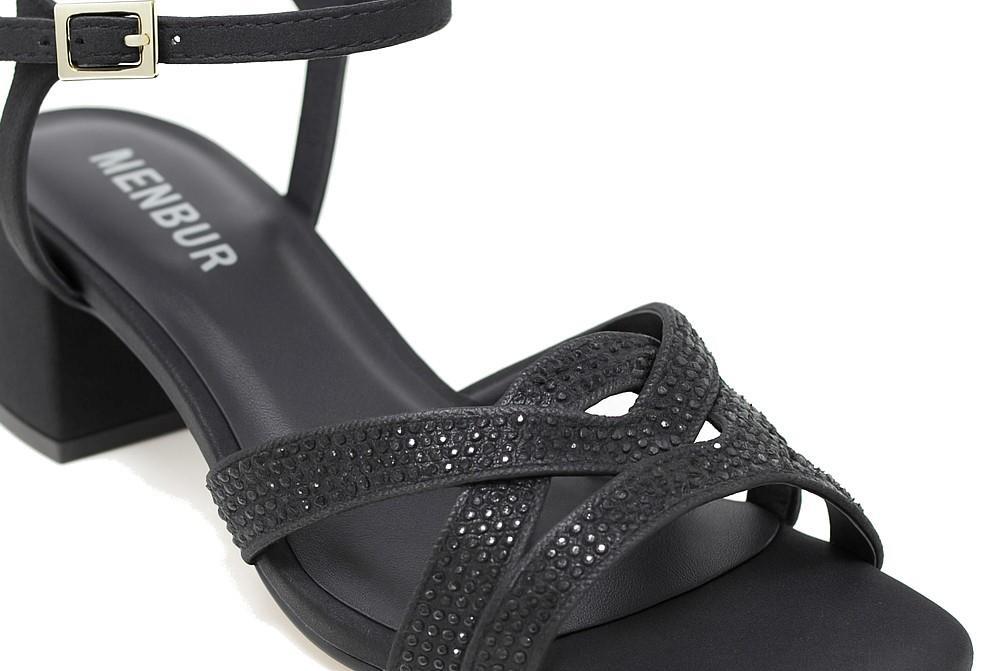 Sandalias de Fiesta Menbur 26144 para mujer en negro